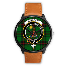 Load image into Gallery viewer, Kinloch Clans ,Pink Leather watch, leather steel watch, tartan watch, tartan watches, clan watch, scotland watch, merry christmas, cyber Monday, halloween, black Friday