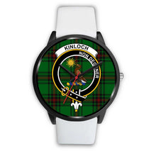 Load image into Gallery viewer, Kinloch Clans ,Silver Metal Mesh watch, leather steel watch, tartan watch, tartan watches, clan watch, scotland watch, merry christmas, cyber Monday, halloween, black Friday