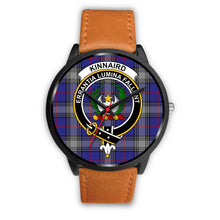 Load image into Gallery viewer, Kinnaird Clans ,Pink Leather watch, leather steel watch, tartan watch, tartan watches, clan watch, scotland watch, merry christmas, cyber Monday, halloween, black Friday