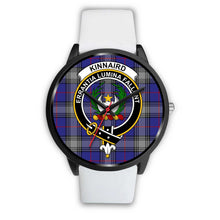 Load image into Gallery viewer, Kinnaird Clans ,Silver Metal Mesh watch, leather steel watch, tartan watch, tartan watches, clan watch, scotland watch, merry christmas, cyber Monday, halloween, black Friday