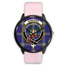 Load image into Gallery viewer, Kinnaird Clans ,Silver Metal Link watch, leather steel watch, tartan watch, tartan watches, clan watch, scotland watch, merry christmas, cyber Monday, halloween, black Friday