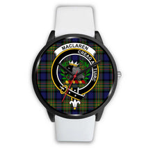 Load image into Gallery viewer, MacLaren Modern Clans ,Silver Metal Mesh watch, leather steel watch, tartan watch, tartan watches, clan watch, scotland watch, merry christmas, cyber Monday, halloween, black Friday
