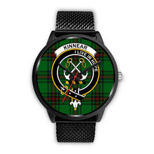 Load image into Gallery viewer, Kinnear Clans ,Rose Gold Metal Mesh watch, leather steel watch, tartan watch, tartan watches, clan watch, scotland watch, merry christmas, cyber Monday, halloween, black Friday