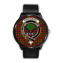 Load image into Gallery viewer, Kinninmont Clans ,Rose Gold Metal Mesh watch, leather steel watch, tartan watch, tartan watches, clan watch, scotland watch, merry christmas, cyber Monday, halloween, black Friday