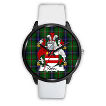 Load image into Gallery viewer, Kirby Clans ,Silver Metal Mesh watch, leather steel watch, tartan watch, tartan watches, clan watch, scotland watch, merry christmas, cyber Monday, halloween, black Friday