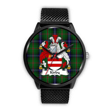 Load image into Gallery viewer, Kirby Clans ,Rose Gold Metal Mesh watch, leather steel watch, tartan watch, tartan watches, clan watch, scotland watch, merry christmas, cyber Monday, halloween, black Friday