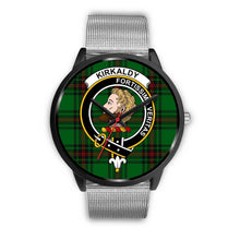 Load image into Gallery viewer, Kirkcaldy Clans ,Rose Gold Metal Mesh watch, leather steel watch, tartan watch, tartan watches, clan watch, scotland watch, merry christmas, cyber Monday, halloween, black Friday