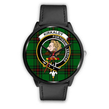 Load image into Gallery viewer, Kirkcaldy Clans ,Pink Leather watch, leather steel watch, tartan watch, tartan watches, clan watch, scotland watch, merry christmas, cyber Monday, halloween, black Friday