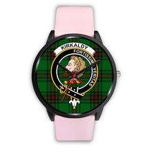Load image into Gallery viewer, Kirkcaldy Clans ,Silver Metal Mesh watch, leather steel watch, tartan watch, tartan watches, clan watch, scotland watch, merry christmas, cyber Monday, halloween, black Friday