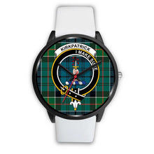 Load image into Gallery viewer, Kirkpatrick Clans ,Silver Metal Mesh watch, leather steel watch, tartan watch, tartan watches, clan watch, scotland watch, merry christmas, cyber Monday, halloween, black Friday