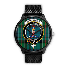 Load image into Gallery viewer, Kirkpatrick Clans ,Rose Gold Metal Mesh watch, leather steel watch, tartan watch, tartan watches, clan watch, scotland watch, merry christmas, cyber Monday, halloween, black Friday