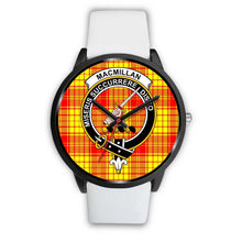 Load image into Gallery viewer, MacMillan Clans ,Silver Metal Mesh watch, leather steel watch, tartan watch, tartan watches, clan watch, scotland watch, merry christmas, cyber Monday, halloween, black Friday