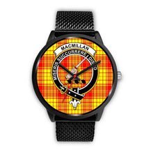 Load image into Gallery viewer, MacMillan Clans ,Rose Gold Metal Mesh watch, leather steel watch, tartan watch, tartan watches, clan watch, scotland watch, merry christmas, cyber Monday, halloween, black Friday