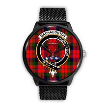 Load image into Gallery viewer, MacNaughton Modern Clans ,Rose Gold Metal Mesh watch, leather steel watch, tartan watch, tartan watches, clan watch, scotland watch, merry christmas, cyber Monday, halloween, black Friday