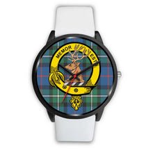 Load image into Gallery viewer, MacPhail Clans ,Silver Metal Mesh watch, leather steel watch, tartan watch, tartan watches, clan watch, scotland watch, merry christmas, cyber Monday, halloween, black Friday