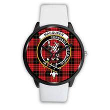 Load image into Gallery viewer, MacQueen Modern Clans ,Silver Metal Mesh watch, leather steel watch, tartan watch, tartan watches, clan watch, scotland watch, merry christmas, cyber Monday, halloween, black Friday