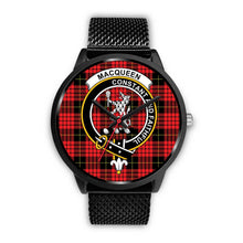 Load image into Gallery viewer, MacQueen Modern Clans ,Rose Gold Metal Mesh watch, leather steel watch, tartan watch, tartan watches, clan watch, scotland watch, merry christmas, cyber Monday, halloween, black Friday