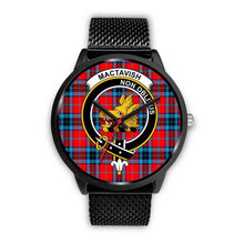 Load image into Gallery viewer, MacTavish Modern Clans ,Rose Gold Metal Mesh watch, leather steel watch, tartan watch, tartan watches, clan watch, scotland watch, merry christmas, cyber Monday, halloween, black Friday