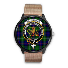 Load image into Gallery viewer, MacThomas Modern Clans ,Rose Gold Metal Mesh watch, leather steel watch, tartan watch, tartan watches, clan watch, scotland watch, merry christmas, cyber Monday, halloween, black Friday