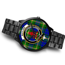 Load image into Gallery viewer, Maitland Clans ,Brown Leather watch, leather steel watch, tartan watch, tartan watches, clan watch, scotland watch, merry christmas, cyber Monday, halloween, black Friday