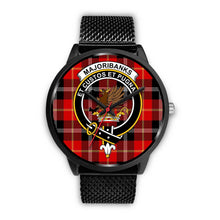 Load image into Gallery viewer, Majoribanks Clans ,Rose Gold Metal Mesh watch, leather steel watch, tartan watch, tartan watches, clan watch, scotland watch, merry christmas, cyber Monday, halloween, black Friday