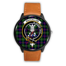 Load image into Gallery viewer, Malcolm Modern Clans ,Pink Leather watch, leather steel watch, tartan watch, tartan watches, clan watch, scotland watch, merry christmas, cyber Monday, halloween, black Friday