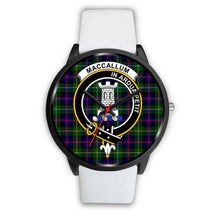 Load image into Gallery viewer, Malcolm Modern Clans ,Silver Metal Mesh watch, leather steel watch, tartan watch, tartan watches, clan watch, scotland watch, merry christmas, cyber Monday, halloween, black Friday