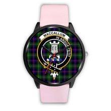 Load image into Gallery viewer, Malcolm Modern Clans ,Silver Metal Link watch, leather steel watch, tartan watch, tartan watches, clan watch, scotland watch, merry christmas, cyber Monday, halloween, black Friday
