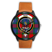 Load image into Gallery viewer, Mar Clans ,Pink Leather watch, leather steel watch, tartan watch, tartan watches, clan watch, scotland watch, merry christmas, cyber Monday, halloween, black Friday