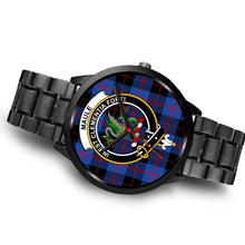 Load image into Gallery viewer, Maule Clans ,Brown Leather watch, leather steel watch, tartan watch, tartan watches, clan watch, scotland watch, merry christmas, cyber Monday, halloween, black Friday