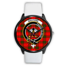 Load image into Gallery viewer, Maxtone Clans ,Silver Metal Mesh watch, leather steel watch, tartan watch, tartan watches, clan watch, scotland watch, merry christmas, cyber Monday, halloween, black Friday
