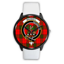 Load image into Gallery viewer, Maxwell Modern Clans ,Silver Metal Mesh watch, leather steel watch, tartan watch, tartan watches, clan watch, scotland watch, merry christmas, cyber Monday, halloween, black Friday
