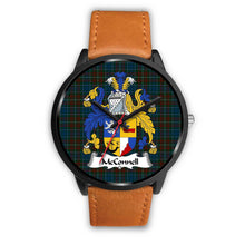 Load image into Gallery viewer, McConnell Clans ,Pink Leather watch, leather steel watch, tartan watch, tartan watches, clan watch, scotland watch, merry christmas, cyber Monday, halloween, black Friday