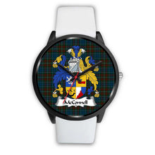 Load image into Gallery viewer, McConnell Clans ,Silver Metal Mesh watch, leather steel watch, tartan watch, tartan watches, clan watch, scotland watch, merry christmas, cyber Monday, halloween, black Friday