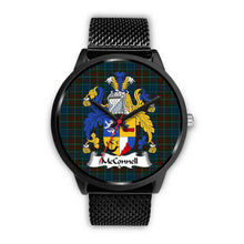Load image into Gallery viewer, McConnell Clans ,Rose Gold Metal Mesh watch, leather steel watch, tartan watch, tartan watches, clan watch, scotland watch, merry christmas, cyber Monday, halloween, black Friday