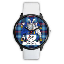 Load image into Gallery viewer, McCord Clans ,Silver Metal Mesh watch, leather steel watch, tartan watch, tartan watches, clan watch, scotland watch, merry christmas, cyber Monday, halloween, black Friday