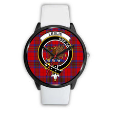 Load image into Gallery viewer, Leslie Modern Clans ,Silver Metal Mesh watch, leather steel watch, tartan watch, tartan watches, clan watch, scotland watch, merry christmas, cyber Monday, halloween, black Friday