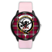 Load image into Gallery viewer, Little Clans ,Silver Metal Link watch, leather steel watch, tartan watch, tartan watches, clan watch, scotland watch, merry christmas, cyber Monday, halloween, black Friday