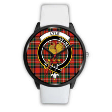 Load image into Gallery viewer, Lyle Clans ,Silver Metal Mesh watch, leather steel watch, tartan watch, tartan watches, clan watch, scotland watch, merry christmas, cyber Monday, halloween, black Friday