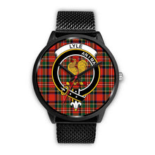 Load image into Gallery viewer, Lyle Clans ,Rose Gold Metal Mesh watch, leather steel watch, tartan watch, tartan watches, clan watch, scotland watch, merry christmas, cyber Monday, halloween, black Friday