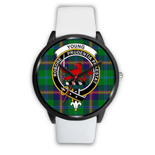 Load image into Gallery viewer, Young Modern Clans ,Silver Metal Mesh watch, leather steel watch, tartan watch, tartan watches, clan watch, scotland watch, merry christmas, cyber Monday, halloween, black Friday
