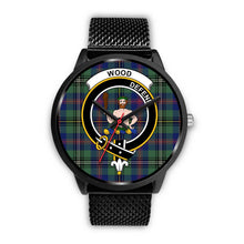 Load image into Gallery viewer, Wood Clans ,Rose Gold Metal Mesh watch, leather steel watch, tartan watch, tartan watches, clan watch, scotland watch, merry christmas, cyber Monday, halloween, black Friday