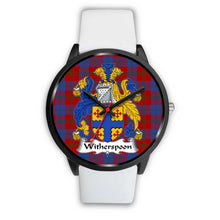 Load image into Gallery viewer, Witherspoon Clans ,Silver Metal Mesh watch, leather steel watch, tartan watch, tartan watches, clan watch, scotland watch, merry christmas, cyber Monday, halloween, black Friday