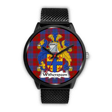 Load image into Gallery viewer, Witherspoon Clans ,Rose Gold Metal Mesh watch, leather steel watch, tartan watch, tartan watches, clan watch, scotland watch, merry christmas, cyber Monday, halloween, black Friday