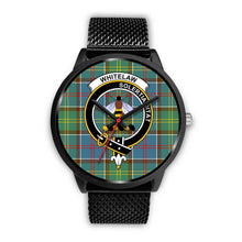 Load image into Gallery viewer, Whitelaw District Clans ,Rose Gold Metal Mesh watch, leather steel watch, tartan watch, tartan watches, clan watch, scotland watch, merry christmas, cyber Monday, halloween, black Friday