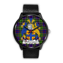 Load image into Gallery viewer, Whitefoord Modern Clans ,Rose Gold Metal Mesh watch, leather steel watch, tartan watch, tartan watches, clan watch, scotland watch, merry christmas, cyber Monday, halloween, black Friday