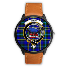 Load image into Gallery viewer, Weir Modern Clans ,Pink Leather watch, leather steel watch, tartan watch, tartan watches, clan watch, scotland watch, merry christmas, cyber Monday, halloween, black Friday