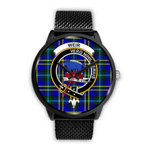 Load image into Gallery viewer, Weir Modern Clans ,Rose Gold Metal Mesh watch, leather steel watch, tartan watch, tartan watches, clan watch, scotland watch, merry christmas, cyber Monday, halloween, black Friday