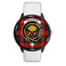 Load image into Gallery viewer, Wauchope Clans ,Silver Metal Mesh watch, leather steel watch, tartan watch, tartan watches, clan watch, scotland watch, merry christmas, cyber Monday, halloween, black Friday