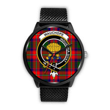 Load image into Gallery viewer, Wauchope Clans ,Rose Gold Metal Mesh watch, leather steel watch, tartan watch, tartan watches, clan watch, scotland watch, merry christmas, cyber Monday, halloween, black Friday